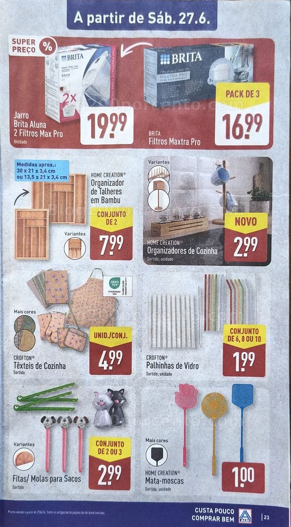 Antevisão Folheto ALDI Promoções de 22 a 28 junho